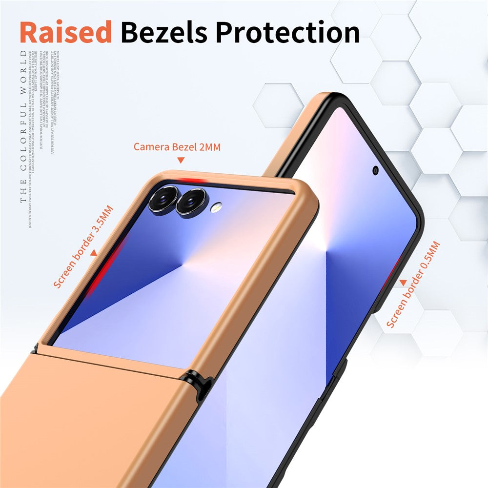 For-Samsung-Galaxy-Z-Flip7-5G-Case-Shockproof-TPU-PC-Slim-Phone-Cover-Skin-Touch-Hot-Pink