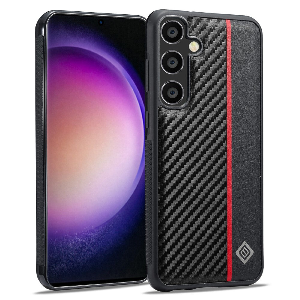 LC.IMEEKE-For-Samsung-Galaxy-S25-FE-Case-Carbon-Fiber-Texture-Leather-+-TPU-+-EVA-Phone-Cover