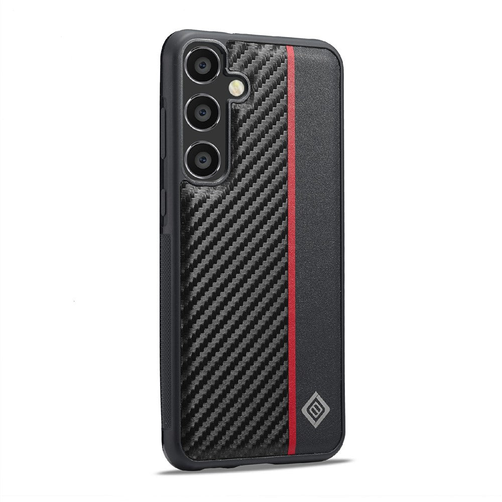 LC.IMEEKE-For-Samsung-Galaxy-S25-FE-Case-Carbon-Fiber-Texture-Leather-+-TPU-+-EVA-Phone-Cover