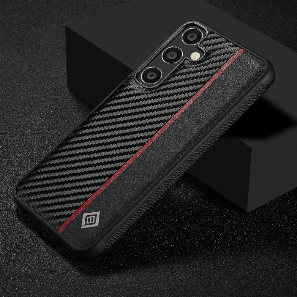 LC.IMEEKE-For-Samsung-Galaxy-S25-FE-Case-Carbon-Fiber-Texture-Leather-+-TPU-+-EVA-Phone-Cover