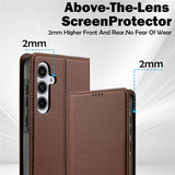 LC.IMEEKE-L1-Series-for-Samsung-Galaxy-S25-FE-Case-PU-Leather-Wallet-Stand-Protective-Phone-Cover-Brown