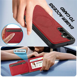 LC.IMEEKE-L3-For-Samsung-Galaxy-S25-FE-Magnetic-Case-Detachable-Card-Holder-Leather-TPU-Mobile-Cover-Red