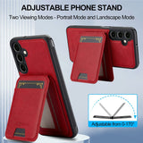 LC.IMEEKE-L3-For-Samsung-Galaxy-S25-FE-Magnetic-Case-Detachable-Card-Holder-Leather-TPU-Mobile-Cover-Red