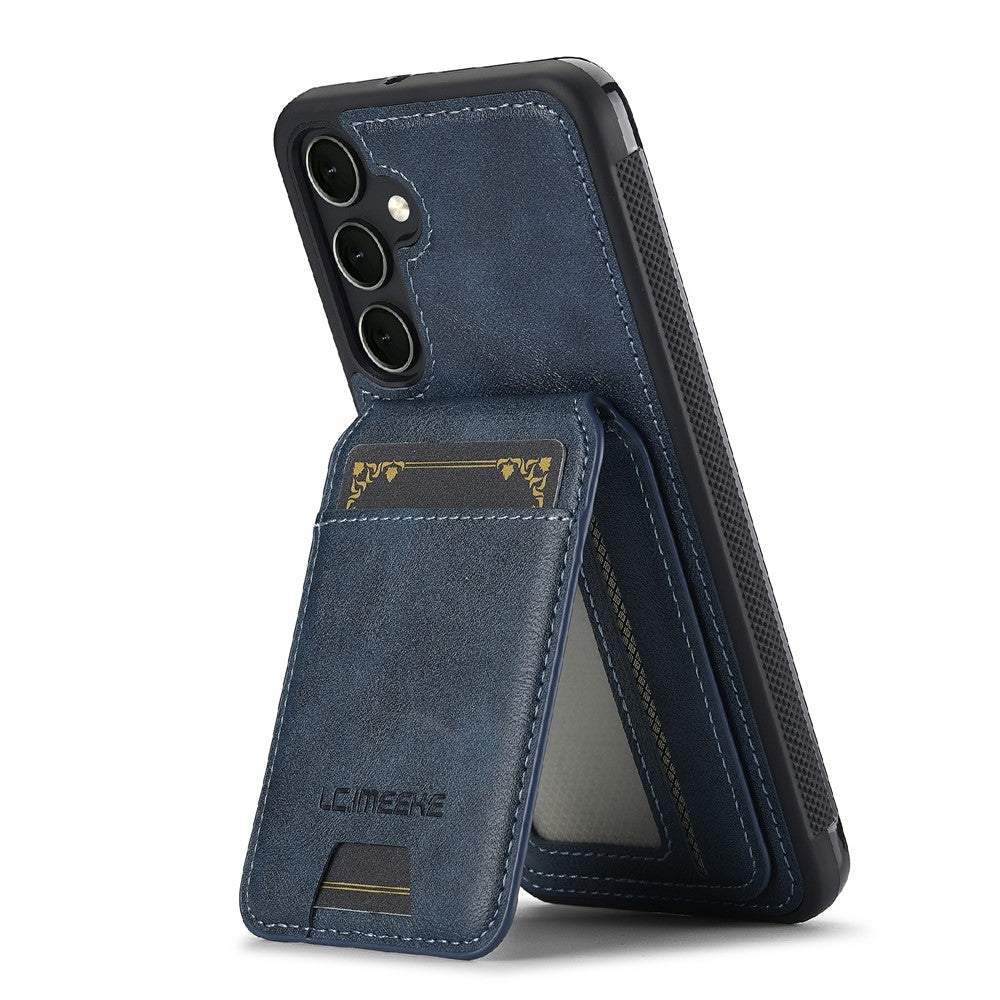 LC.IMEEKE-L3-For-Samsung-Galaxy-S25-FE-Magnetic-Case-Detachable-Card-Holder-Leather-TPU-Mobile-Cover-Blue