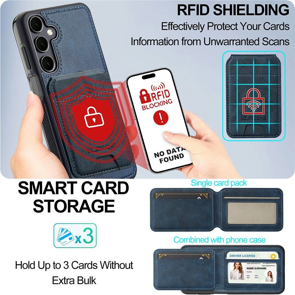 LC.IMEEKE-L3-For-Samsung-Galaxy-S25-FE-Magnetic-Case-Detachable-Card-Holder-Leather-TPU-Mobile-Cover-Blue