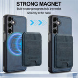 LC.IMEEKE-L3-For-Samsung-Galaxy-S25-FE-Magnetic-Case-Detachable-Card-Holder-Leather-TPU-Mobile-Cover-Blue