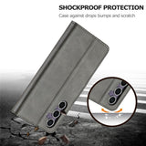 LC.IMEEKE-For-Samsung-Galaxy-S25-FE-Case-Calf-Texture-PU-Leather-Stand-Wallet-Phone-Cover-Grey