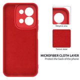 For-Xiaomi-Redmi-15C-5G-(EU)-(173mm)-/-15C-4G-(EU)-(173mm)-Liquid-Silicone-Case-Phone-Back-Cover-with-Hand-Strap-Red