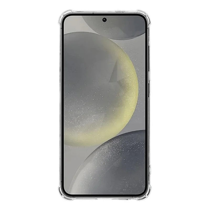 For-Samsung-Galaxy-S25-FE-TPU-Case-WANLONFENG-WL3-Series-1.5mm-Phone-Cover-with-2Pcs-Tempered-Glass-Films-Transparent