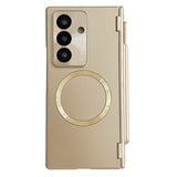 For-Samsung-Galaxy-Z-Fold7-5G-Case-Hard-PC-Phone-Cover-Compatible-with-MagSafe-Champagne-Gold
