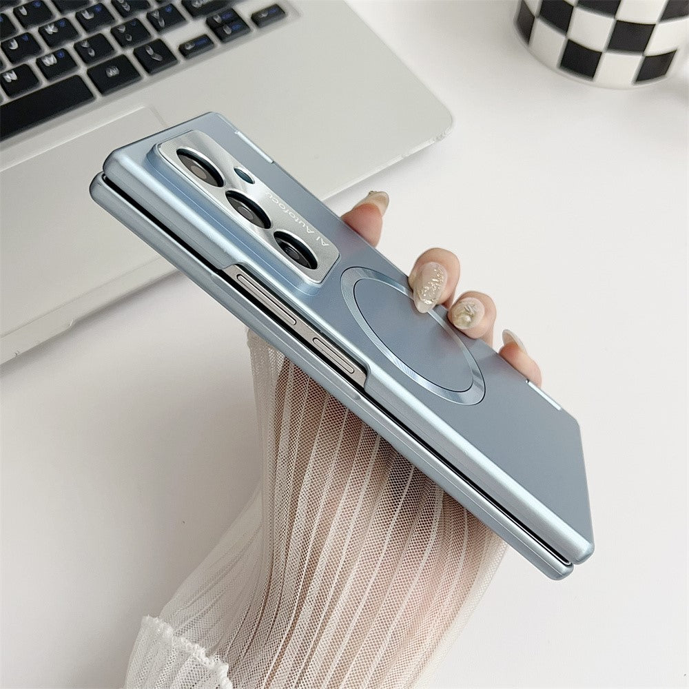 For-Samsung-Galaxy-Z-Fold7-5G-Case-Hard-PC-Phone-Cover-Compatible-with-MagSafe-Champagne-Gold