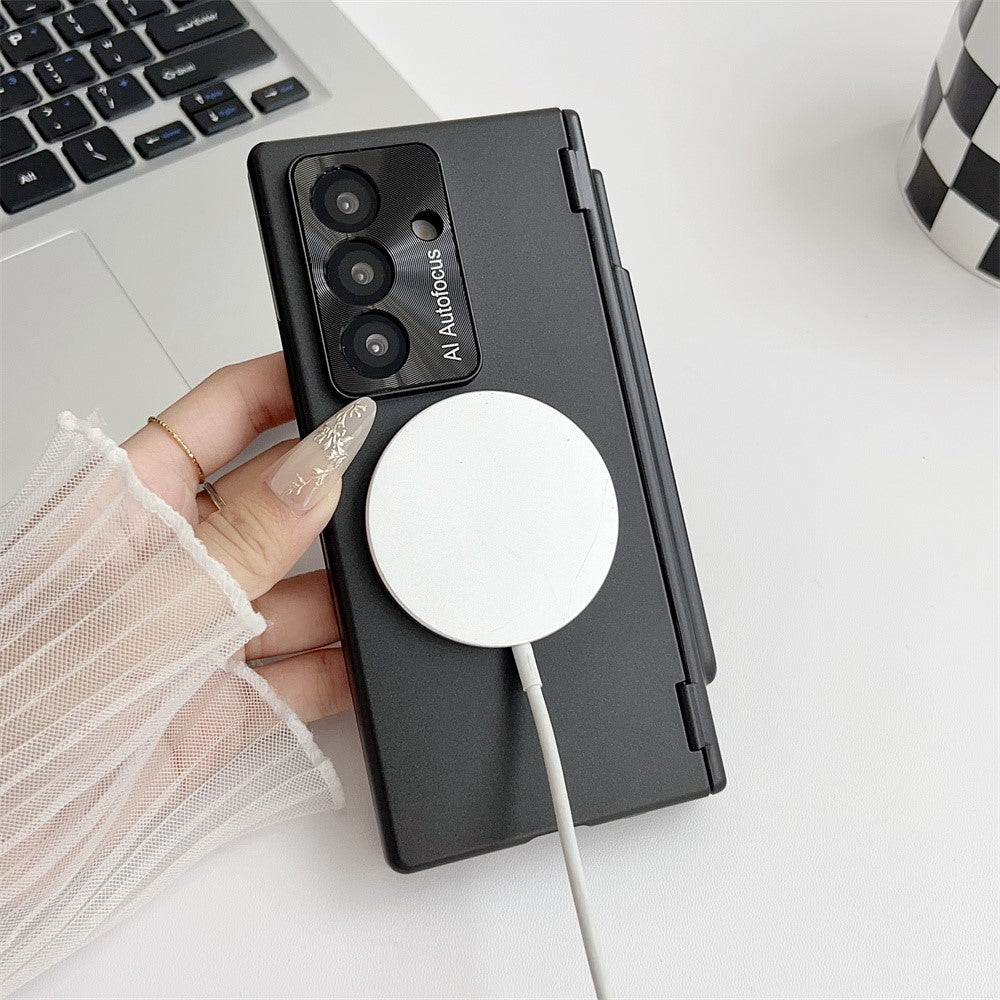 For-Samsung-Galaxy-Z-Fold7-5G-Case-Hard-PC-Phone-Cover-Compatible-with-MagSafe-Black