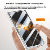 For-Honor-Magic-V5-5G-Case-Compatible-with-MagSafe-Kickstand-Electroplated-PC-Phone-Cover-with-Screen-Protector-Gold