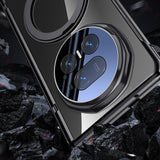 For-Honor-Magic-V5-5G-Case-Compatible-with-MagSafe-Kickstand-Electroplated-PC-Phone-Cover-with-Screen-Protector-Gold