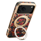 A22-For-iPhone-17-Pro-Case-Compatible-with-MagSafe-Kickstand-Electroplated-Floral-Phone-Cover-Purple