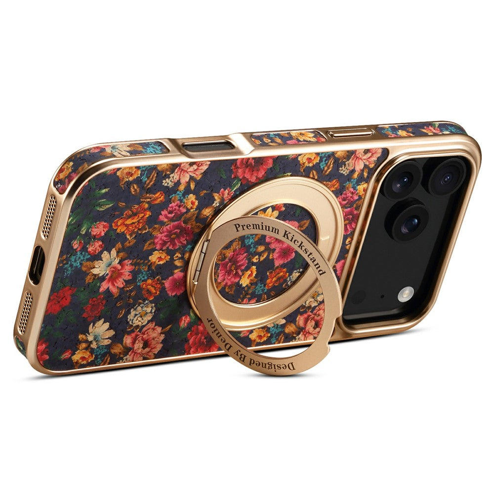 A22-For-iPhone-17-Pro-Case-Compatible-with-MagSafe-Kickstand-Electroplated-Floral-Phone-Cover-Purple