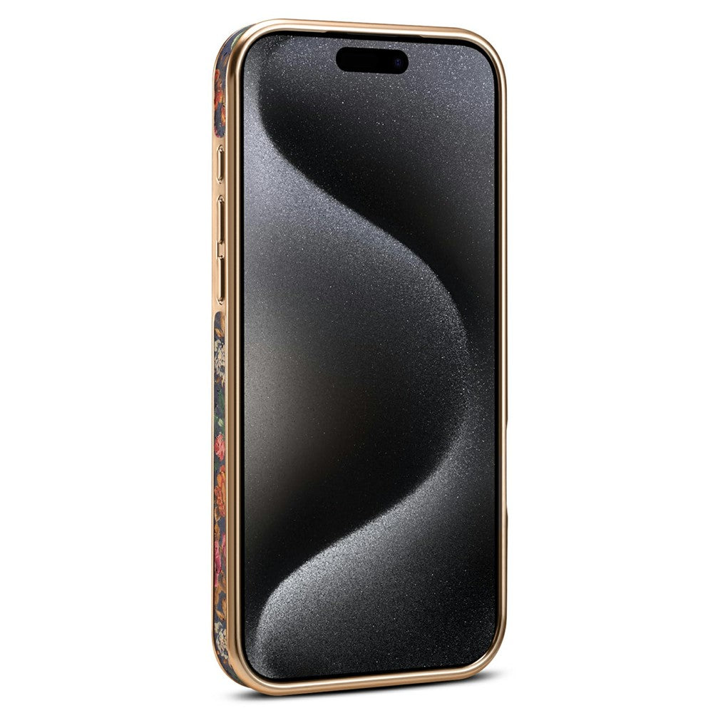 A22-For-iPhone-17-Pro-Case-Compatible-with-MagSafe-Kickstand-Electroplated-Floral-Phone-Cover-Purple