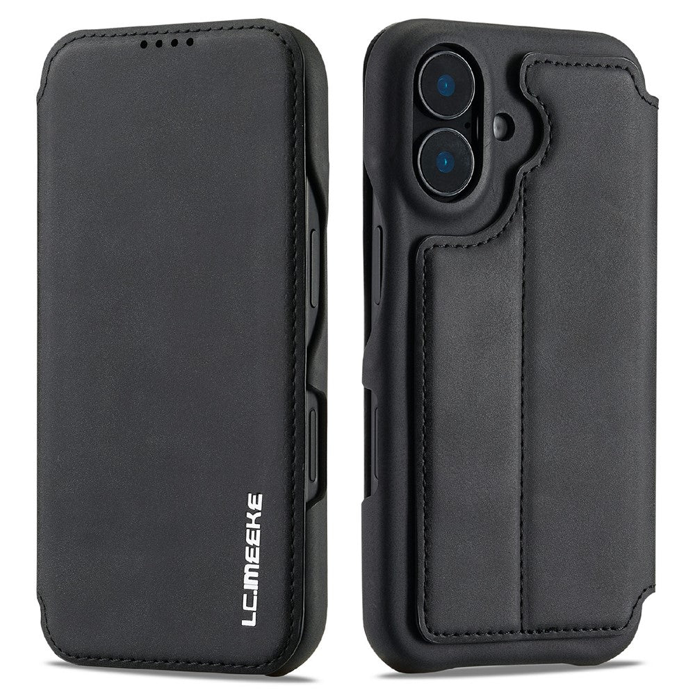 LC.IMEEKE-For-iPhone-17-Case-Card-Holder-Stand-Leather-Phone-Cover-Black