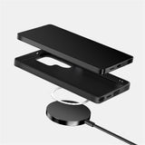 ABEEL-For-Samsung-Galaxy-S25-FE-Case-Compatible-with-MagSafe-Carbon-Fiber-Texture-Back-Cover-Black