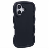 For-iPhone-17-Case-TPU-Protective-Phone-Cover-Unique-Curly-Wave-Frame-Black
