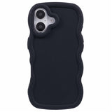 For-iPhone-17-Case-TPU-Protective-Phone-Cover-Unique-Curly-Wave-Frame-Black
