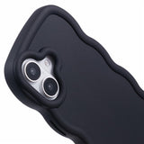 For-iPhone-17-Case-TPU-Protective-Phone-Cover-Unique-Curly-Wave-Frame-Black