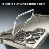 For-Samsung-Galaxy-S22-Ultra-5G-Bumper-Case-Lens-Kickstand-Heat-Dissipating-Metal-Corner-Phone-Cover-Desert-Gold