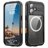SHELLBOX-For-iPhone-17-IP68-Waterproof-Case-Compatible-with-MagSafe-Clear-Phone-Cover-Black
