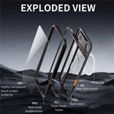 SHELLBOX-For-iPhone-Air-IP68-Waterproof-Case-Compatible-with-MagSafe-Clear-Phone-Cover-Black