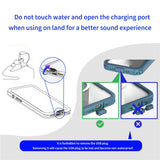 SHELLBOX-For-iPhone-Air-IP68-Waterproof-Case-Compatible-with-MagSafe-Clear-Phone-Cover-Blue