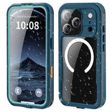 SHELLBOX-For-iPhone-17-Pro-IP68-Waterproof-Case-Compatible-with-MagSafe-Clear-Phone-Cover-Blue