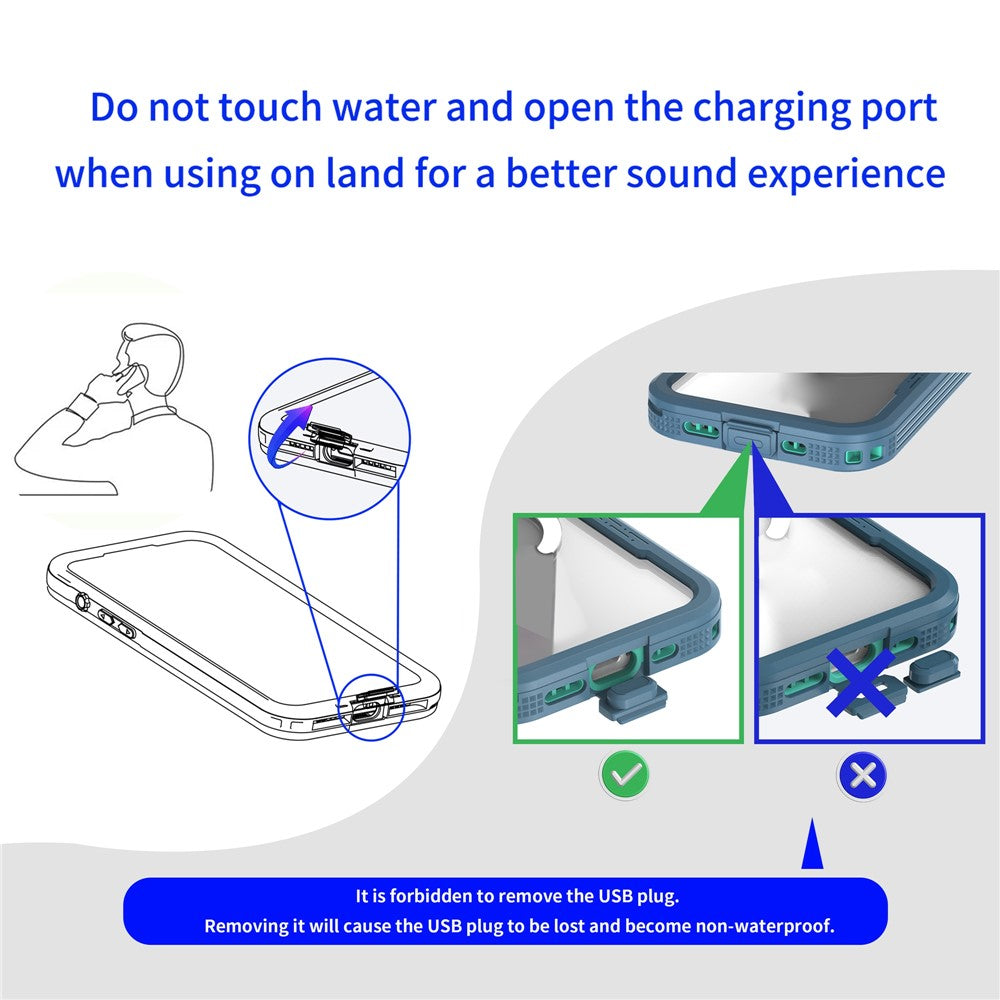 SHELLBOX-For-iPhone-17-Pro-IP68-Waterproof-Case-Compatible-with-MagSafe-Clear-Phone-Cover-Blue