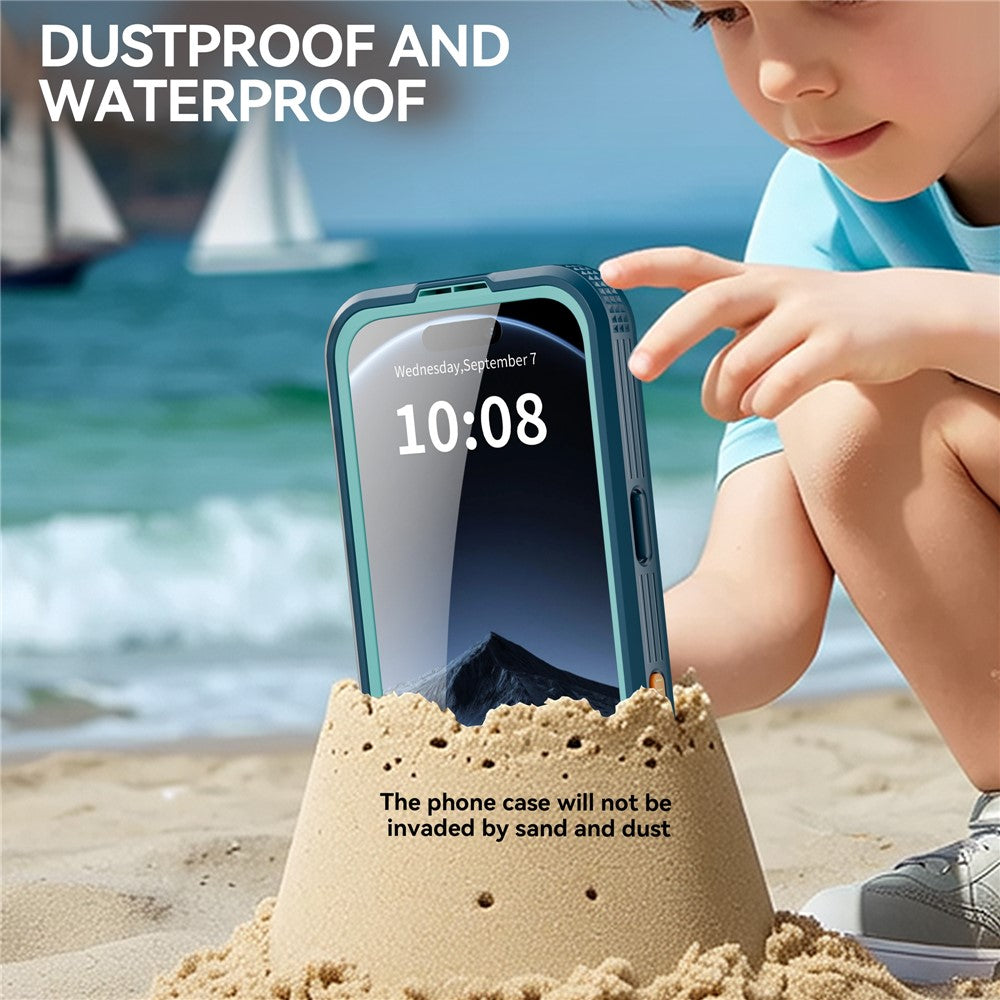 SHELLBOX-For-iPhone-17-Pro-IP68-Waterproof-Case-Compatible-with-MagSafe-Clear-Phone-Cover-Blue