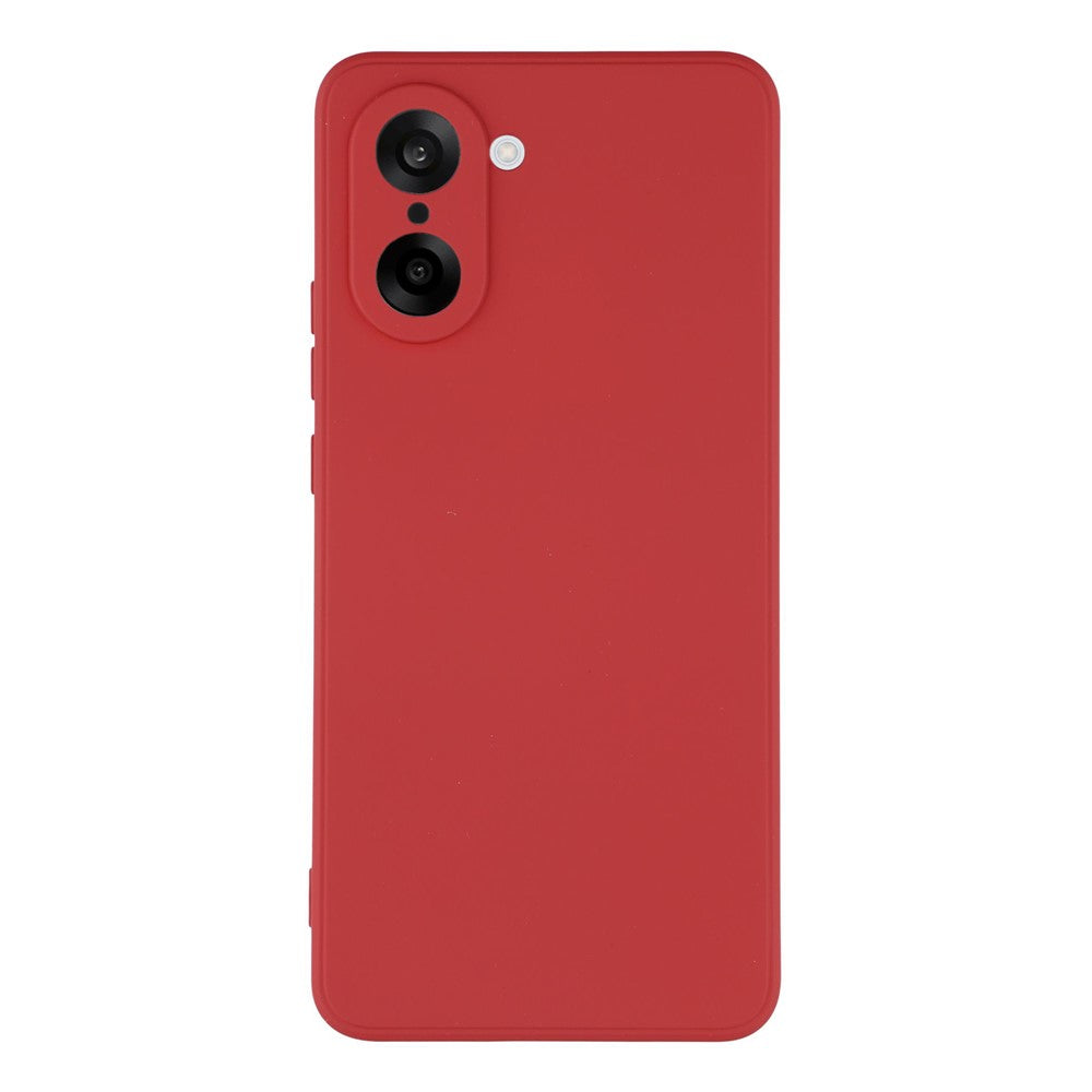 For-OnePlus-Nord-CE5-5G-/-Ace-5-Racing-5G-Case-TPU-Back-Soft-Anti-Scratch-Fiber-Lining-Phone-Cover-Hawthorn-Red