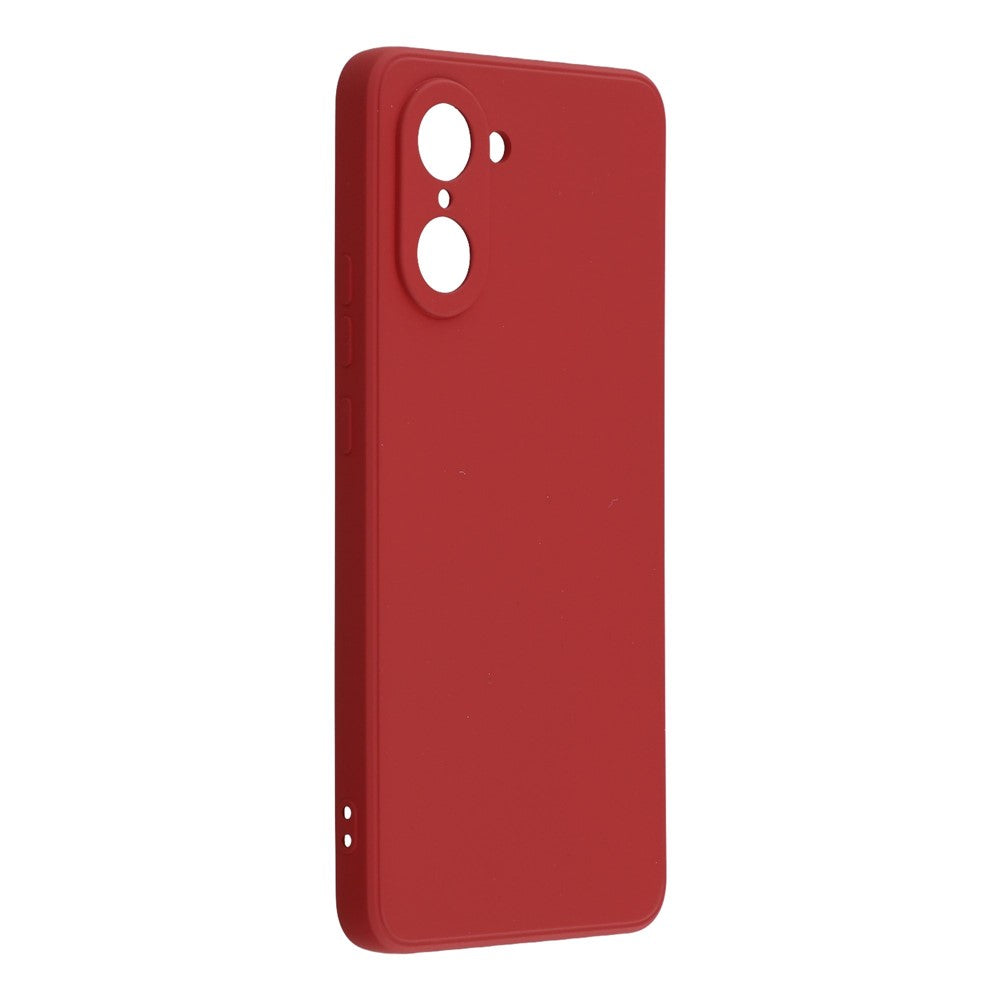 For-OnePlus-Nord-CE5-5G-/-Ace-5-Racing-5G-Case-TPU-Back-Soft-Anti-Scratch-Fiber-Lining-Phone-Cover-Hawthorn-Red