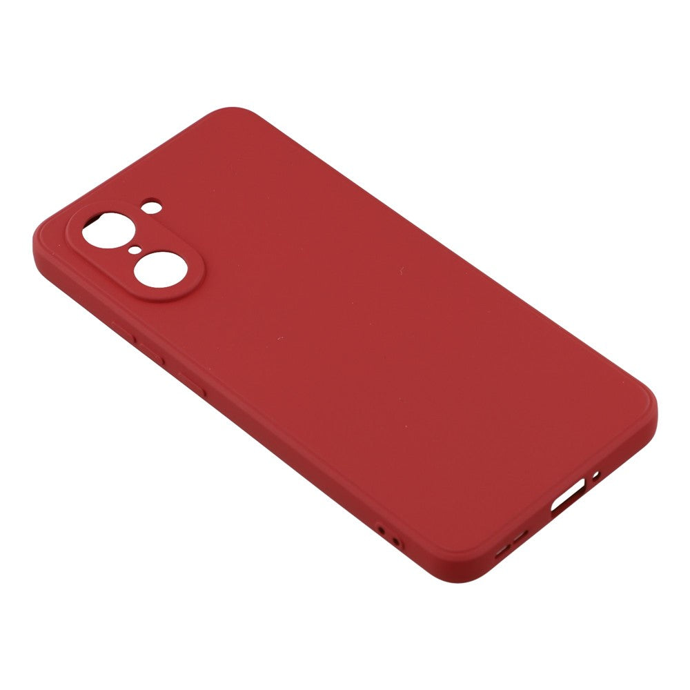 For-OnePlus-Nord-CE5-5G-/-Ace-5-Racing-5G-Case-TPU-Back-Soft-Anti-Scratch-Fiber-Lining-Phone-Cover-Hawthorn-Red