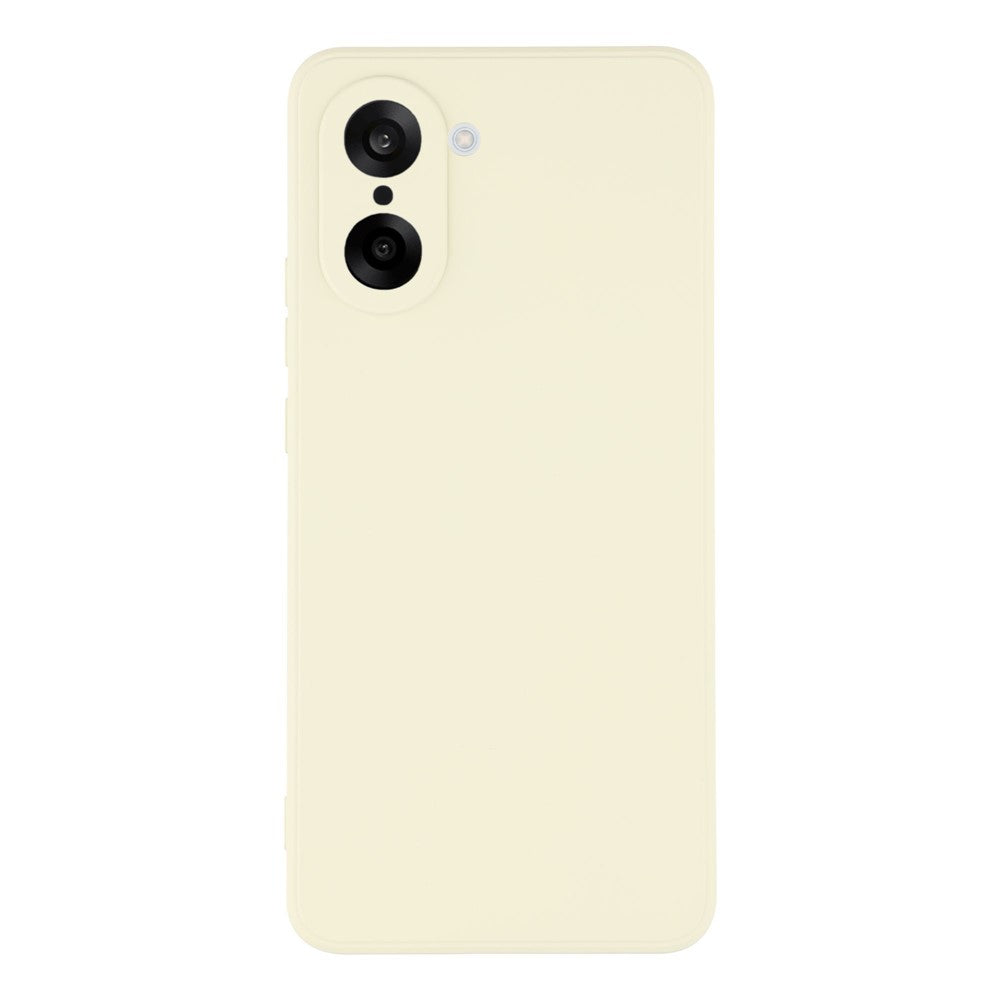 For-OnePlus-Nord-CE5-5G-/-Ace-5-Racing-5G-Case-TPU-Back-Soft-Anti-Scratch-Fiber-Lining-Phone-Cover-White