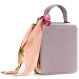 For-Samsung-Galaxy-Z-Flip7-5G-Case-PU-Leather-+-PC-Tote-Phone-Cover-with-Mirror-Purple