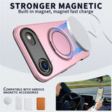 For-iPhone-Air-Magnetic-Case-Rotating-Kickstand-TPU-+-PC-Phone-Cover-Pink