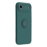 For-iPhone-Air-Silicone-Case-with-Strap-Ring-Kickstand-Phone-Cover-Blackish-Green