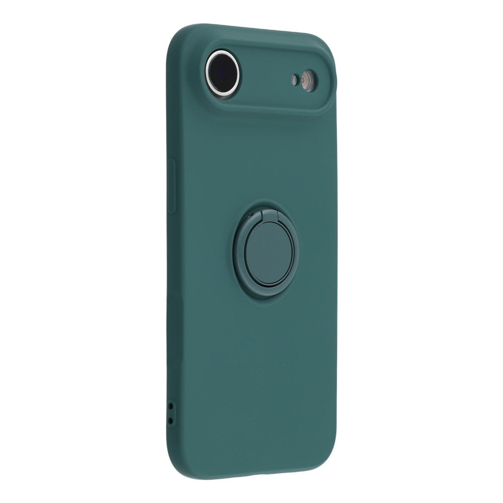 For-iPhone-Air-Silicone-Case-with-Strap-Ring-Kickstand-Phone-Cover-Blackish-Green