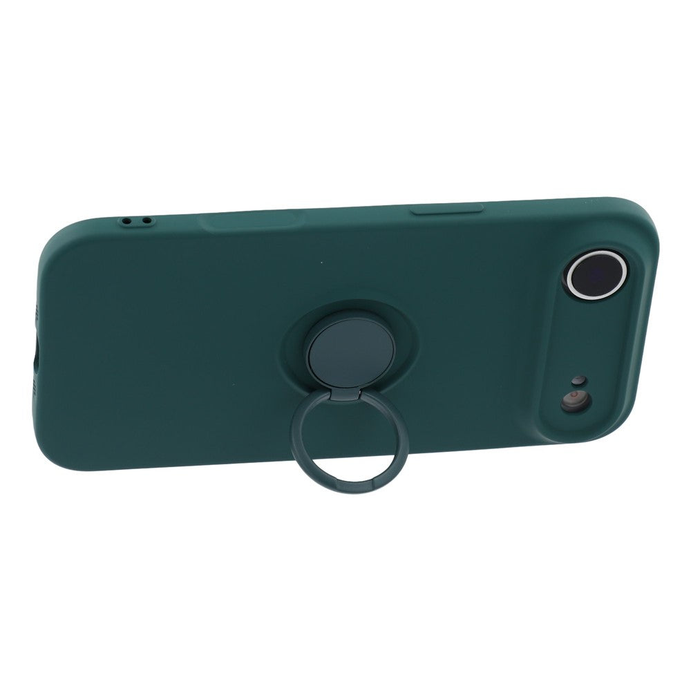 For-iPhone-Air-Silicone-Case-with-Strap-Ring-Kickstand-Phone-Cover-Blackish-Green