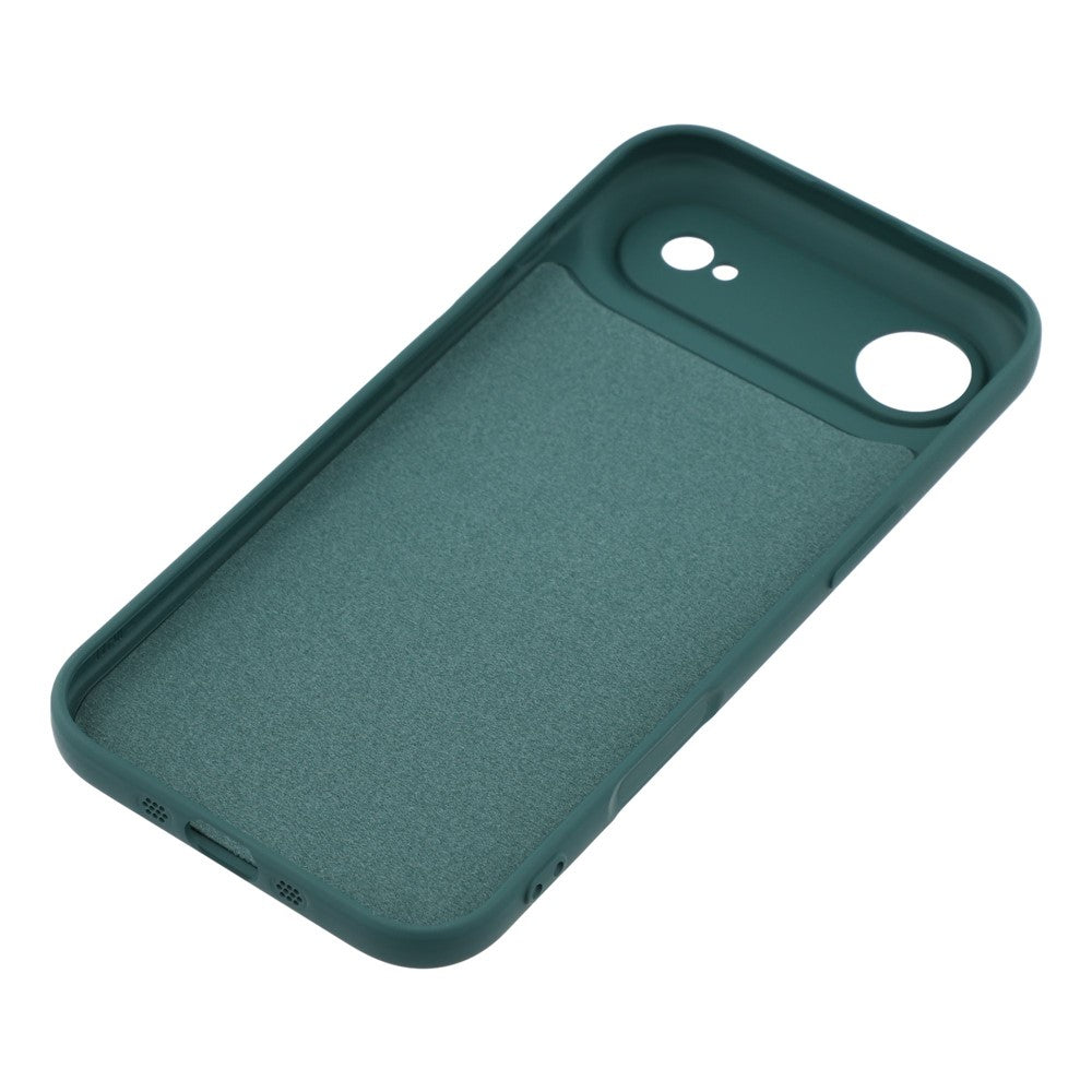 For-iPhone-Air-Silicone-Case-with-Strap-Ring-Kickstand-Phone-Cover-Blackish-Green