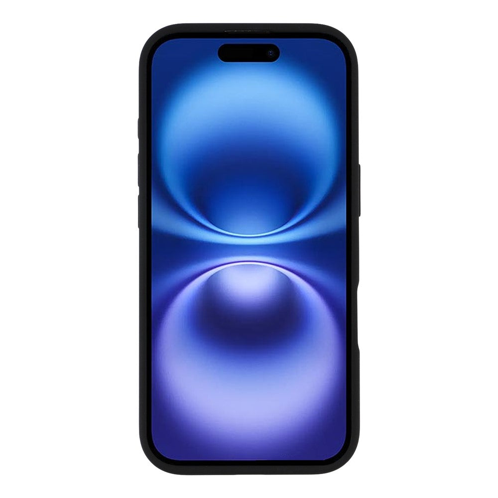 For-iPhone-17-Case-Ring-Holder-Kickstand-PC-+-TPU-Phone-Cover-Black