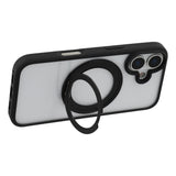 For-iPhone-17-Case-Ring-Holder-Kickstand-PC-+-TPU-Phone-Cover-Black