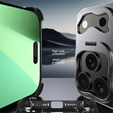 Auspicious-Cloud-Series-For-iPhone-17-Pro-Max-Hollow-Case-Aluminum-Alloy-Kickstand-Magnetic-Phone-Cover-Silver