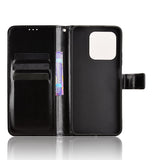 For-Honor-400-Smart-5G-/-4G-/-X7d-4G-PU-Leather-Case-with-Strap-Crazy-Horse-Texture-Phone-Wallet-Cover-Black