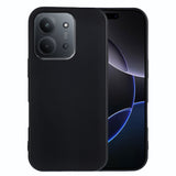 For-Xiaomi-Redmi-15C-4G-(EU)-(173mm)-/-15C-5G-(EU)-(173mm)-/-Poco-C85-4G-(173mm)-TPU-Case-Soft-Matte-Anti-fingerprint-Phone-Back-Cover-Black