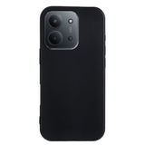 For-Xiaomi-Redmi-15C-4G-(EU)-(173mm)-/-15C-5G-(EU)-(173mm)-/-Poco-C85-4G-(173mm)-TPU-Case-Soft-Matte-Anti-fingerprint-Phone-Back-Cover-Black