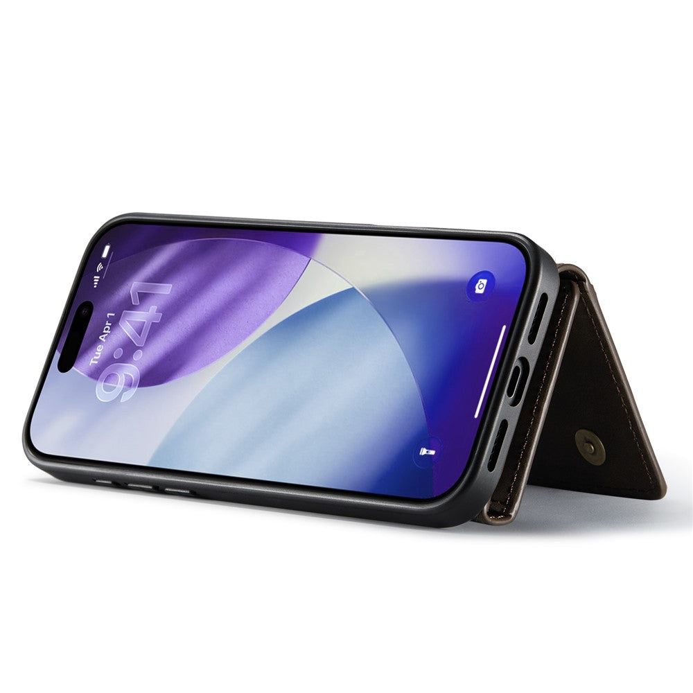 DG.MING-M1-Series-for-iPhone-17-Pro-Max-Case-Kickstand-PU-Phone-Cover-with-Detachable-Wallet-Coffee